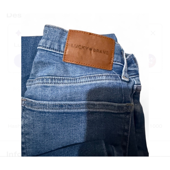 Womens Lucky Brand Brigette High Rise Skinny Jeans Blue 2/26 - Picture 2 of 5